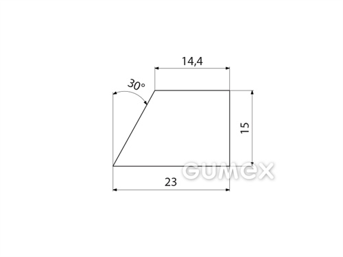 SILIKONPROFILE TRAPEZFORM